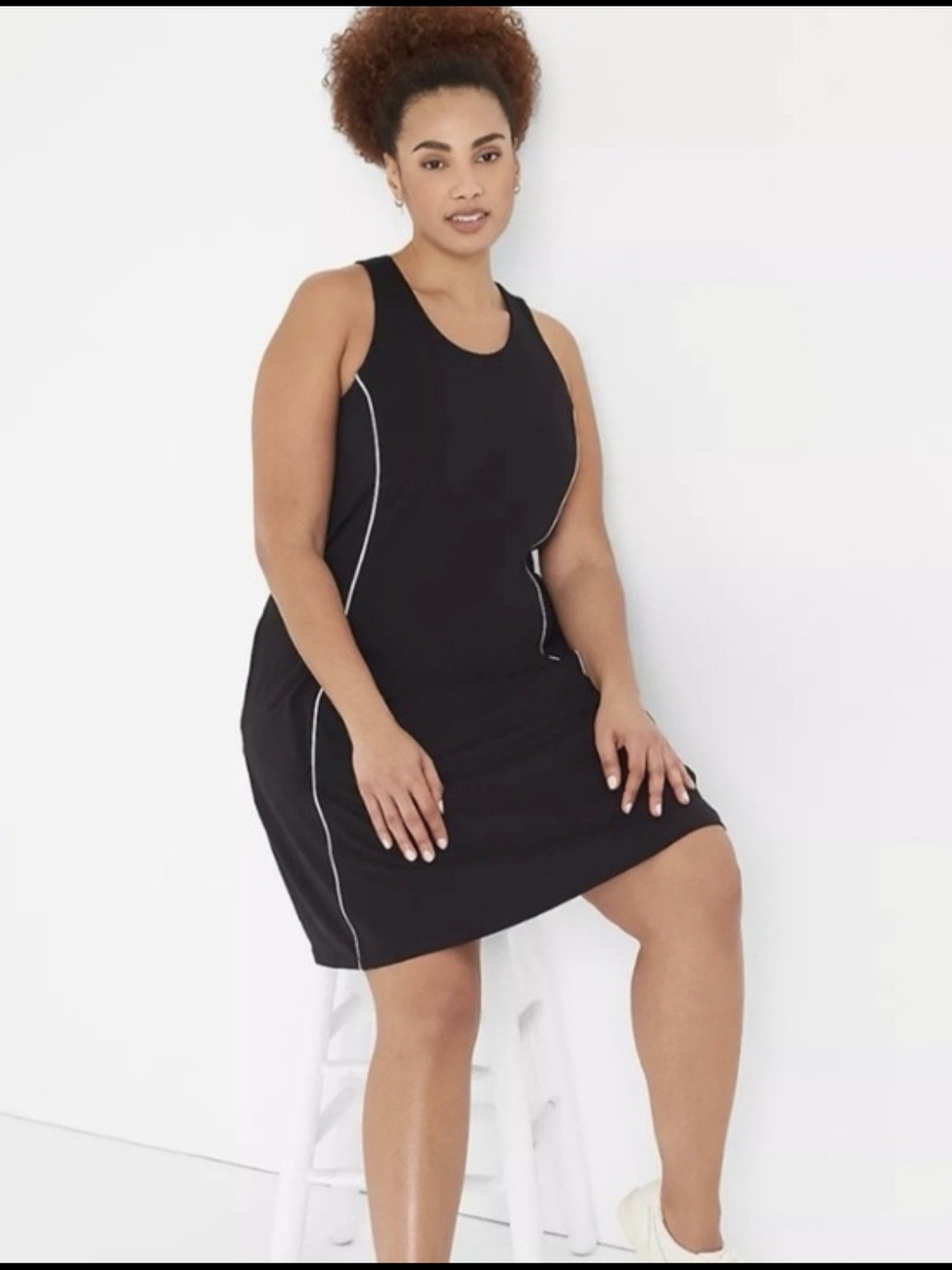 Livi Lane Bryant Black Razorback Activewear Dress 18/20